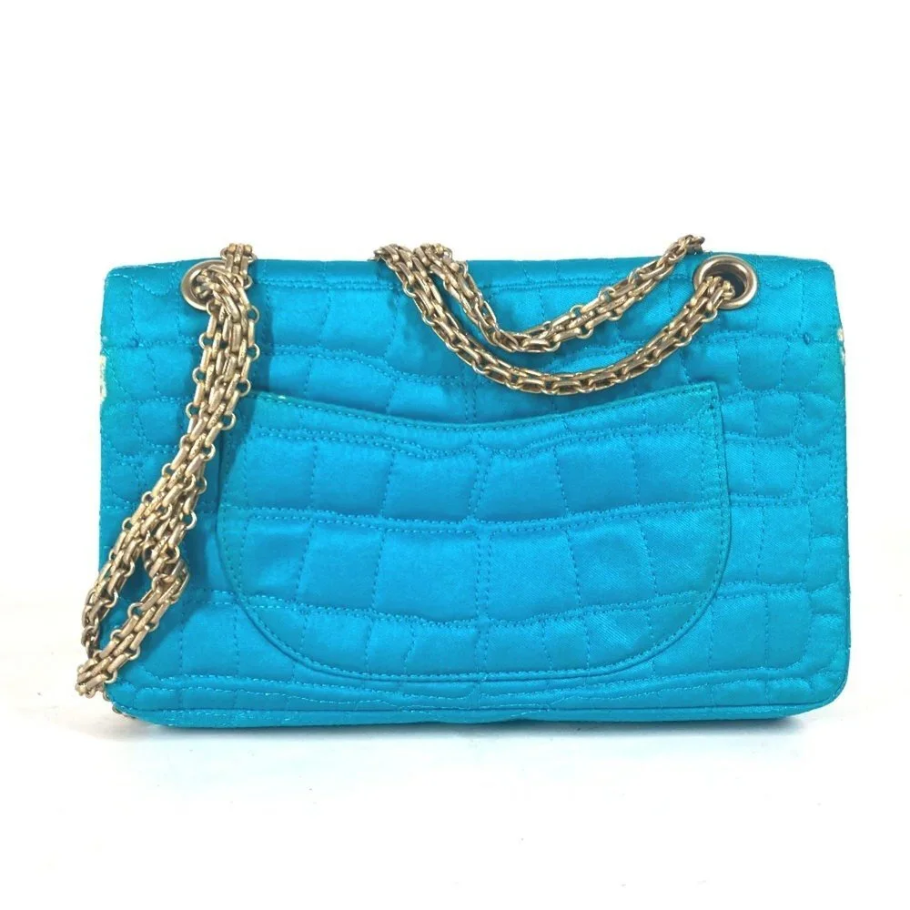 CHANEL Blue Shoulder Bag
